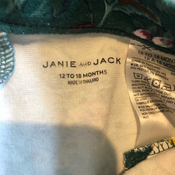 Janie and Jack floral ponte pant - Picture 4 of 4